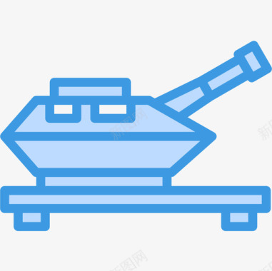 坦克陆军13蓝色图标图标