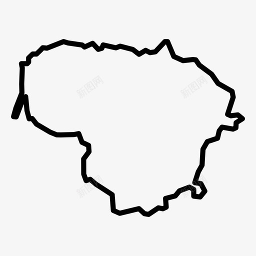 立陶宛地图波罗的海欧洲图标svg_新图网 https://ixintu.com 欧洲 波罗的海 立陶宛地图 维尔纽斯