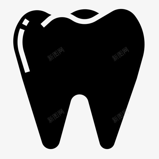 牙科医疗口腔图标svg_新图网 https://ixintu.com 医疗 口腔 固体 牙科 牙齿