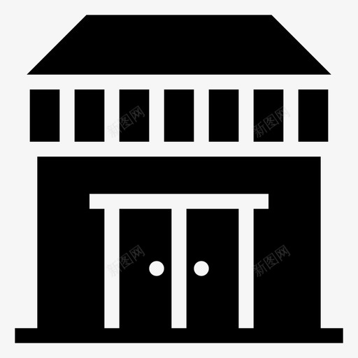 商店建筑物商业图标svg_新图网 https://ixintu.com 商业 商店 建筑物 购物 超市