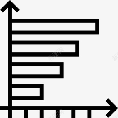 条形图图表5线性图标图标