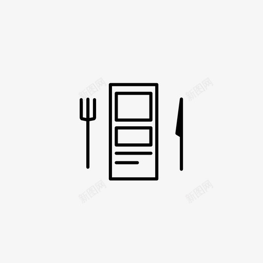 菜单晚餐吃图标svg_新图网 https://ixintu.com 午餐 晚餐 菜单 餐厅