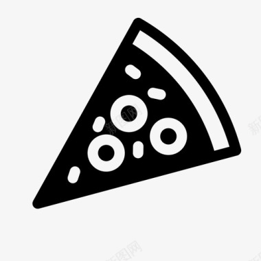 披萨咖啡馆快餐图标图标