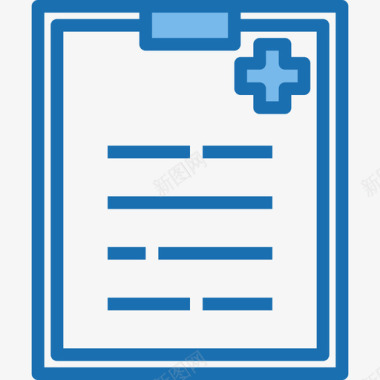 剪贴板医疗保健10蓝色图标图标