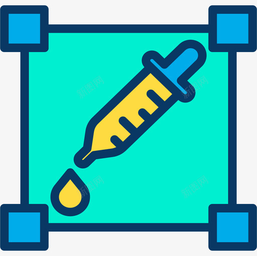 滴管网页107线颜色图标svg_新图网 https://ixintu.com 滴管 线颜色 网页设计107