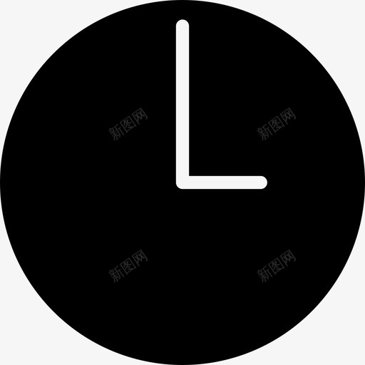时钟必需品波顿4填充图标svg_新图网 https://ixintu.com 填充 必需品波顿4 时钟