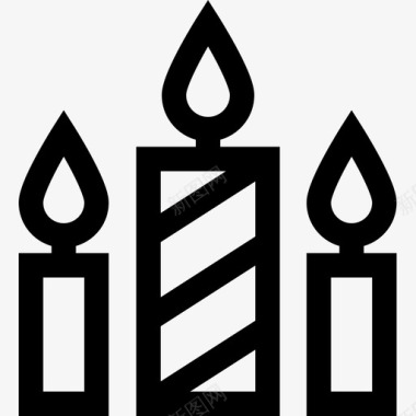 蜡烛事件19直线图标图标