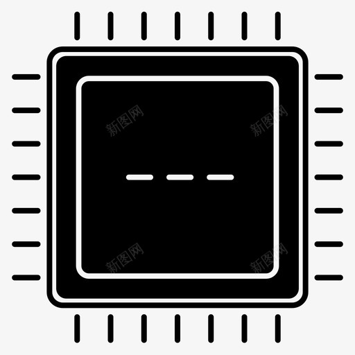 cpu电子雕刻实心图标svg_新图网 https://ixintu.com cpu 实心 电子 雕刻