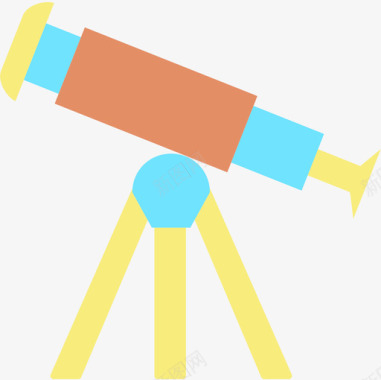望远镜教育194平面图标图标