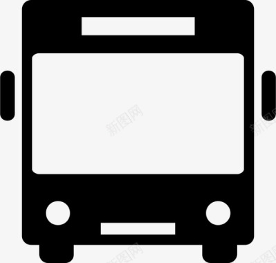 公共汽车公共汽车站交通图标图标