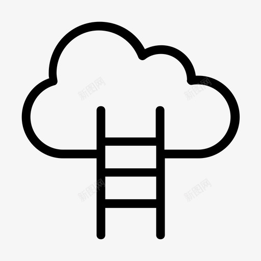 成功事业云图标svg_新图网 https://ixintu.com 事业 发展 图标 字形 成功 阶梯