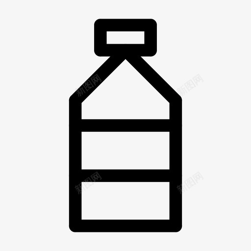 药品瓶容器图标svg_新图网 https://ixintu.com 包装 圆盖 容器 直线 药品