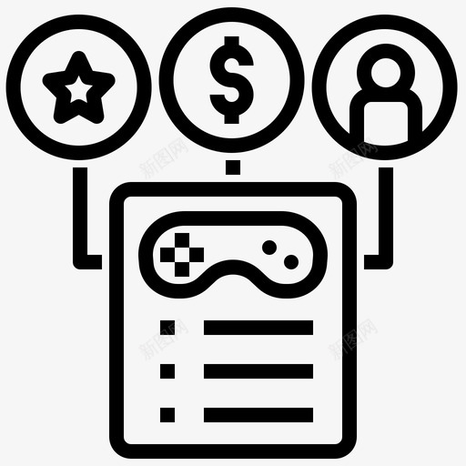 原则游戏规则图标svg_新图网 https://ixintu.com 原则 奖励 游戏 游戏化 规则