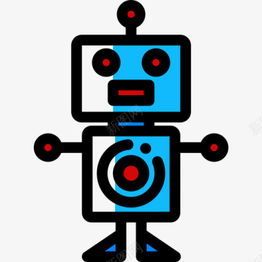 机器人宝宝71颜色省略图标图标