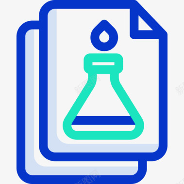 化学基本图标轮廓颜色图标