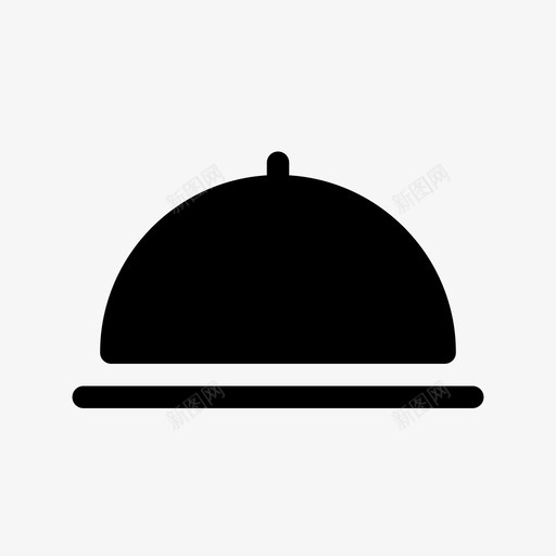 移动食品盖炊具厨房图标svg_新图网 https://ixintu.com 厨房 厨房设备 字形 炊具 移动 食品 餐厅