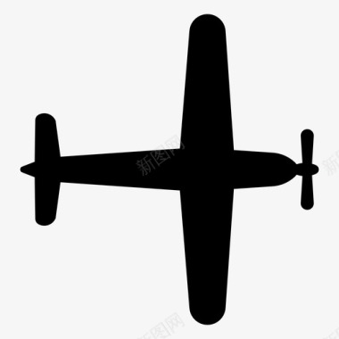 螺旋桨飞机飞机航空公司图标图标