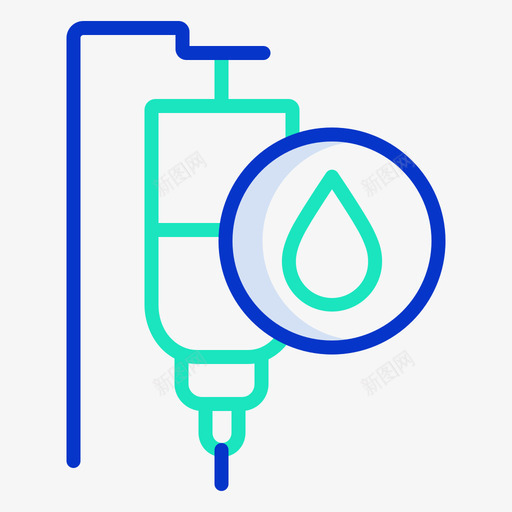 血液保健14轮廓颜色图标svg_新图网 https://ixintu.com 保健 血液 轮廓 颜色