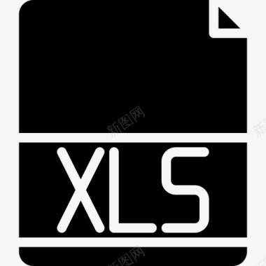 Xls文件扩展名4填充图标图标