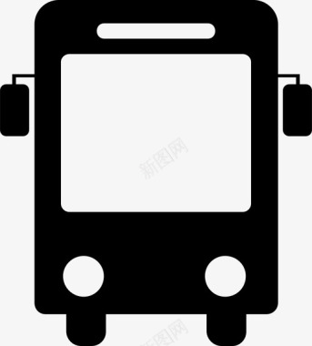 公共汽车交通工具旅行图标图标
