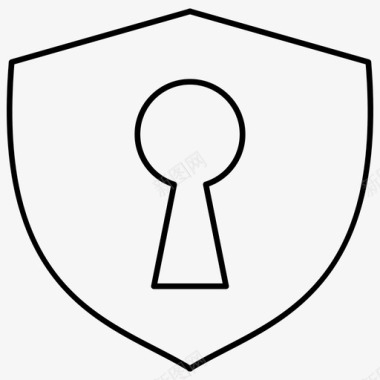 安全防护罩安全锁图标图标