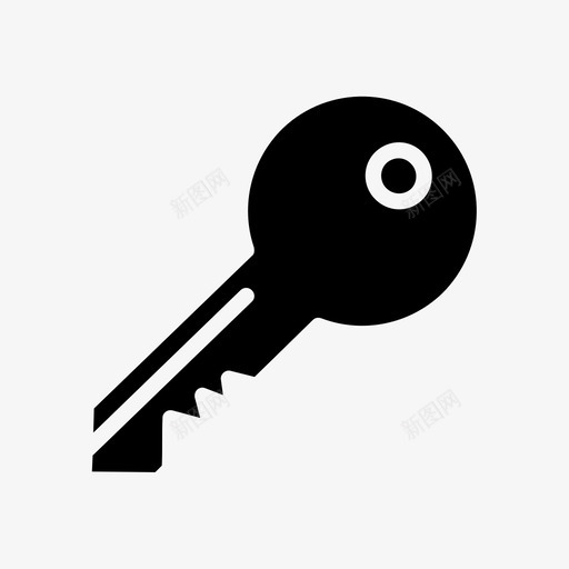 钥匙门禁门钥匙图标svg_新图网 https://ixintu.com 安全 密码 旧钥匙 钥匙 门禁 门钥匙