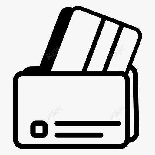 信用卡钱付款图标svg_新图网 https://ixintu.com 付款 信用卡 钱