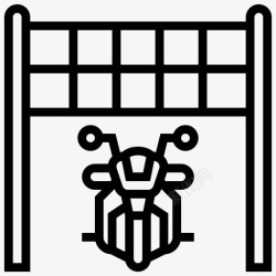赛车七点赛车点赛车起步图标高清图片