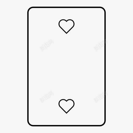 2张红桃纸牌赌场图标svg_新图网 https://ixintu.com 2张 扑克牌 概述 红桃 纸牌 赌场