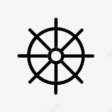 轮子船巡航图标图标