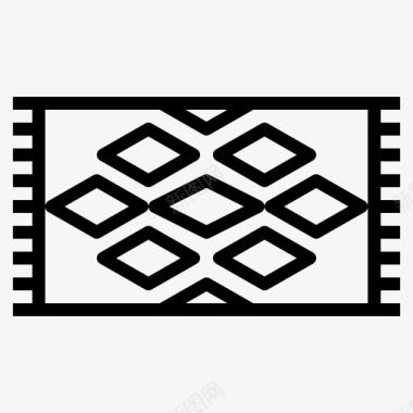 地毯埃及27直纹图标图标