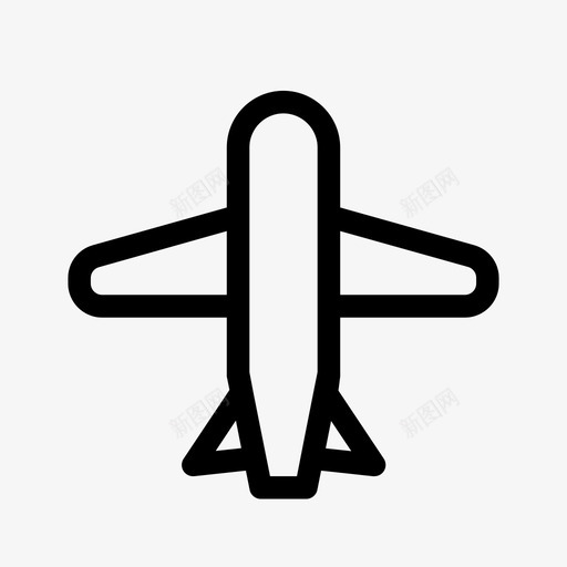 飞机度假旅行图标svg_新图网 https://ixintu.com 度假 旅游 旅游线路绕行 旅行 飞机