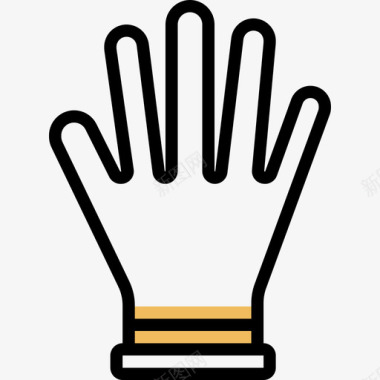 手套垃圾2黄影图标图标