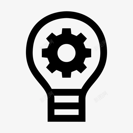 创意商业创新图标svg_新图网 https://ixintu.com 创意 创新 商业 灯 灯泡