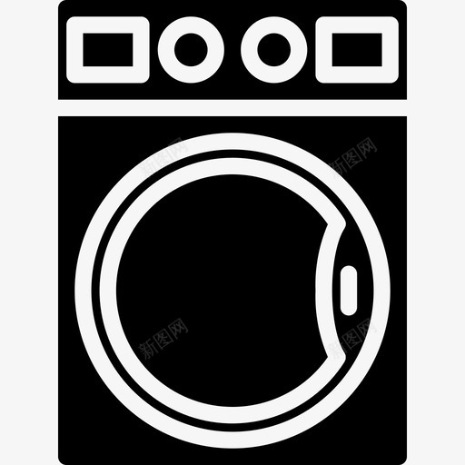洗衣机家用电器4台灌装图标svg_新图网 https://ixintu.com 4台 家用电器 洗衣机 灌装