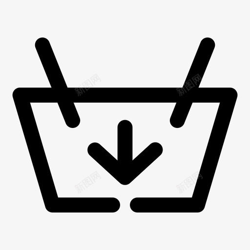 购物篮添加到网上购物图标svg_新图网 https://ixintu.com 下载 加到 可怕 商店 大胆 差距 添加 网上购物 购物篮