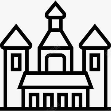 蒂米什瓦拉东正教大教堂地标12直线形图标图标