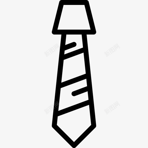 领带缝42直线图标svg_新图网 https://ixintu.com 直线 领带