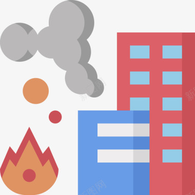 火灾保险21公寓图标图标