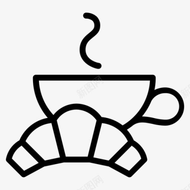 早餐咖啡食物图标图标