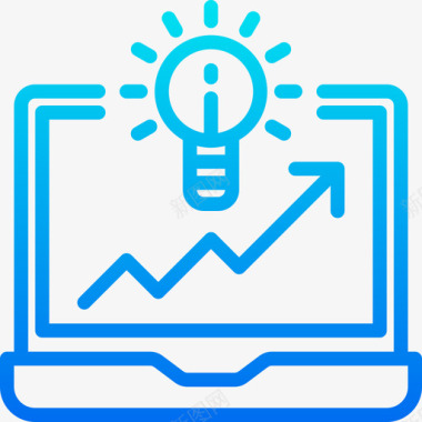 计算机商务263梯度图标图标