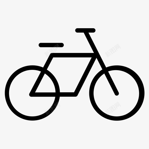 骑行运动自行车图标svg_新图网 https://ixintu.com 山地 自行车 运动 骑行