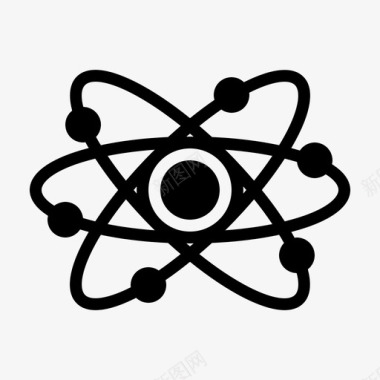 原子实验室核图标图标