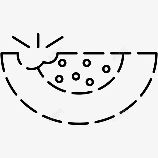 西瓜吃食物都是虚幻的图标svg_新图网 https://ixintu.com 吃 西瓜 食物都是虚幻的图标