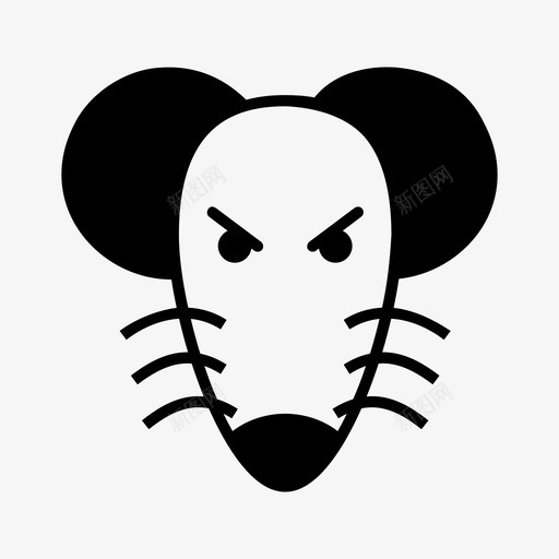 老鼠动物宠物图标svg_新图网 https://ixintu.com 动物 宠物 玩具老鼠 老鼠