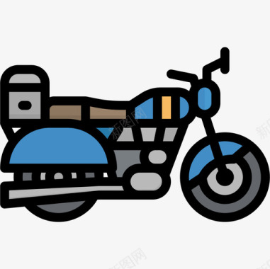 摩托车八月交通4号线颜色图标图标
