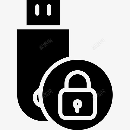 Pendrive网络安全9可靠图标svg_新图网 https://ixintu.com Pendrive 可靠 网络安全9