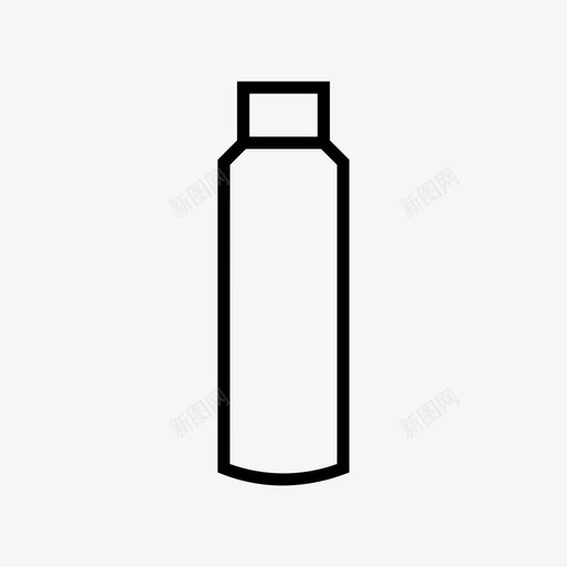 瓶子运动健康图标svg_新图网 https://ixintu.com 健康 水 水瓶 瓶子 运动