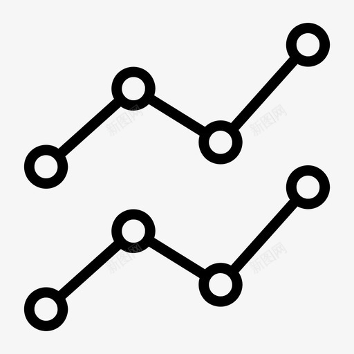 分析图表折线图图标svg_新图网 https://ixintu.com 业务 分析 图表 折线 报告 概要 线图