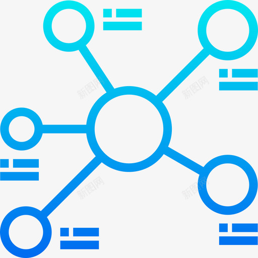 分子科学70梯度图标svg_新图网 https://ixintu.com 分子 梯度 科学70